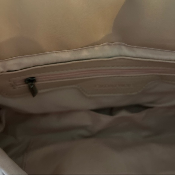 Gilda Paris Quilted Waffle Handbag Blush Pink Purse Studded Bag  NWT - Picture 8 of 11